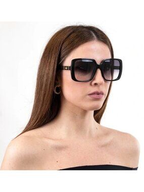 Gucci Women\'s Sunglasses Vintage Y2K Wrap Black Gray Gold Horsebit GG2561/S Gucci | Accessories | Gucci Womens Sunglasses Vintage Y2k  main image 2
